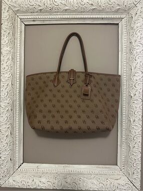 Dooney and Bourke Signature Monogram Tote Bag Purse